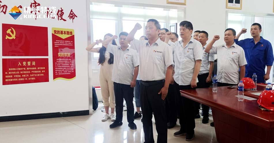 Z6尊龙凯时特瓷党支部组织寓目庆祝中国共产党建设100周年大会现场直播