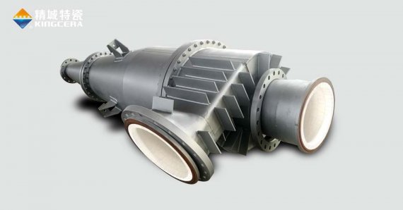 Z6尊龙凯时耐磨陶瓷旋风在有机硅化工合成车间的应用