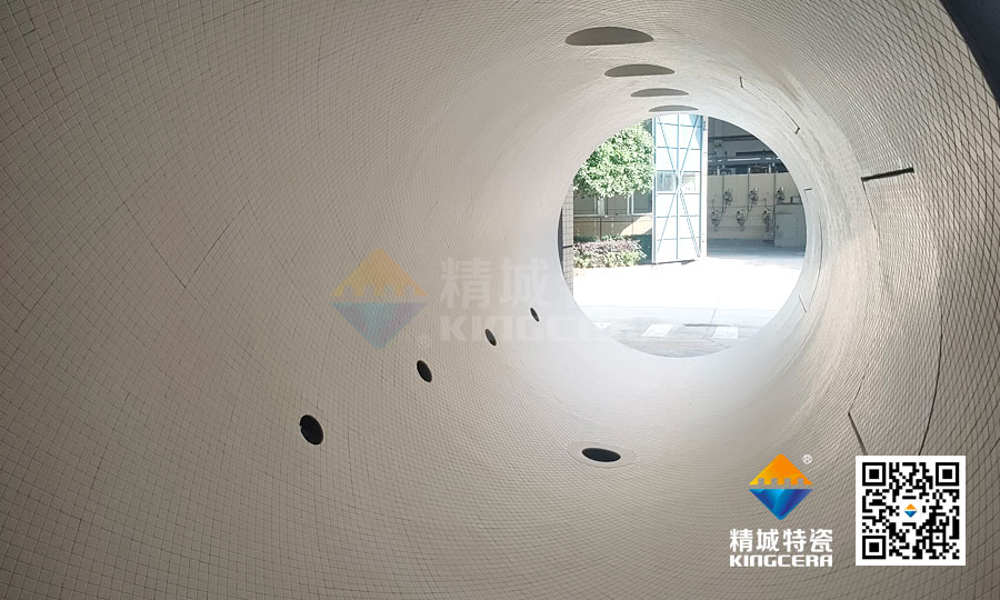 Z6尊龙凯时特瓷管道耐磨陶瓷装置