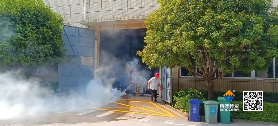 Z6尊龙凯时起劲配合消防联合演练，，，，，，共筑清静生产防地