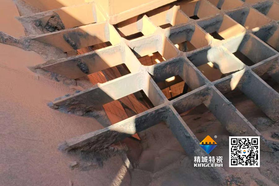 口岸料仓料斗接纳三合一陶瓷衬板