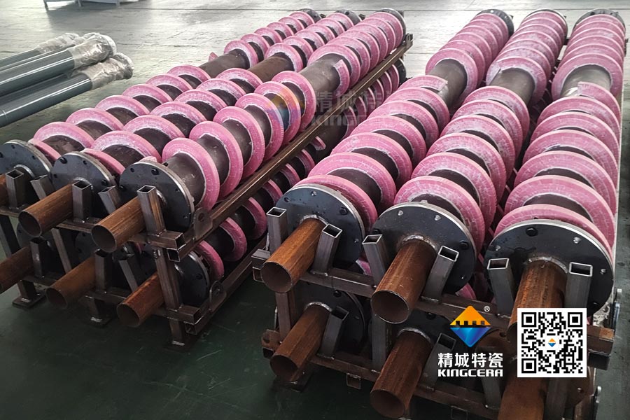 耐磨陶瓷绞龙叶片-螺旋运送提升机