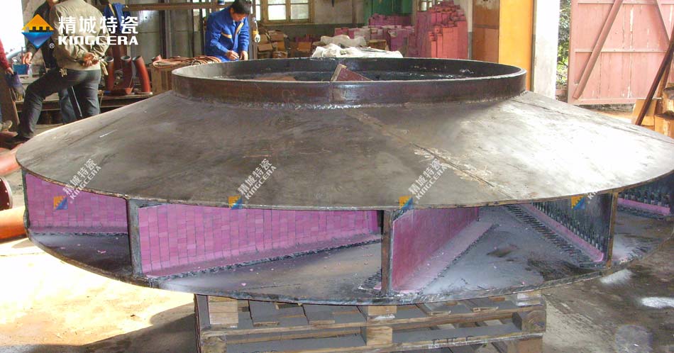 湖南Z6尊龙凯时耐磨陶瓷风机叶轮|陶瓷风机叶片|陶瓷风机